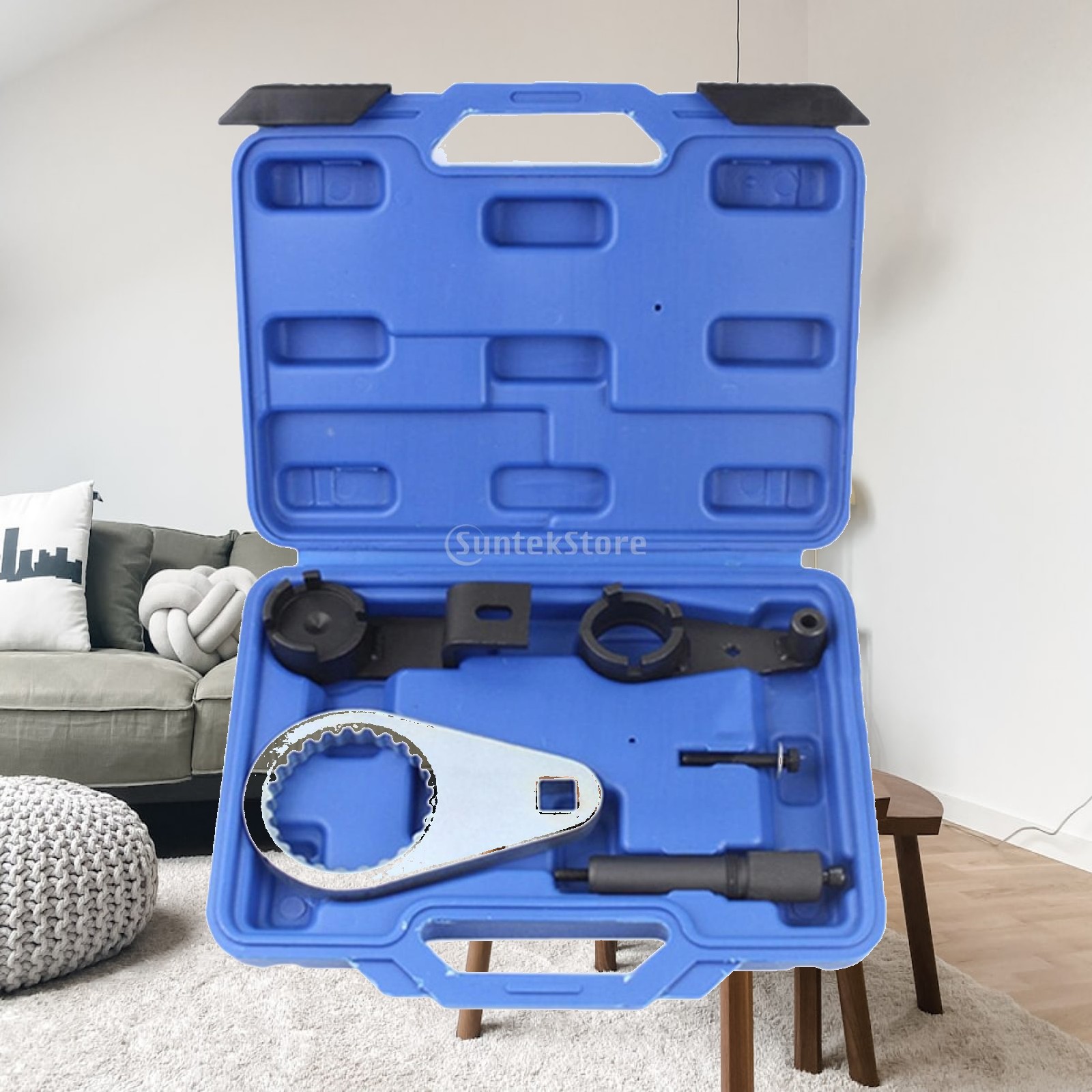 Workshop Tools Kit - ชุดเครื่องมือล็อคเพลาลูกเบี้ยวแบบ Heavy Duty สำหรับงานซ่อมบำรุงเครื่องยนต์ ชุดเครื่องมือสำหรับช่างยนต์ในอู่ซ่อมรถ