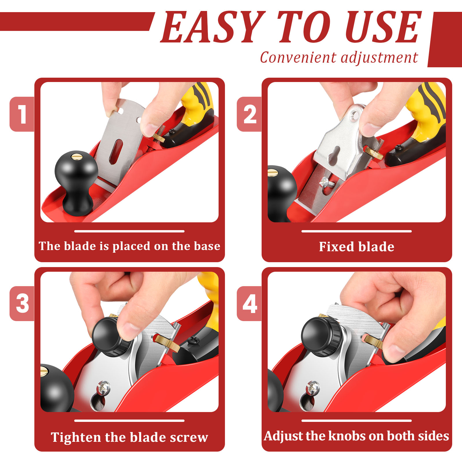 ชุดเครื่องไสไม้แบบมือถือ เครื่ - Hand Plane Block บทวิจารณ์และราคา