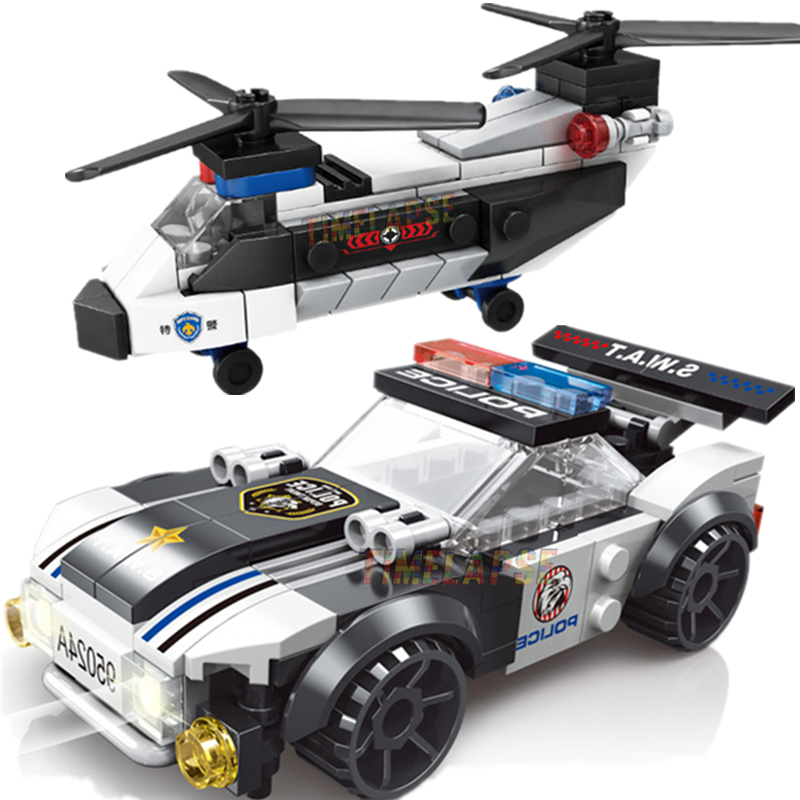 ใหม่ DIY MOC City Plane SWAT S - Hand Plane Block บทวิจารณ์และราคา