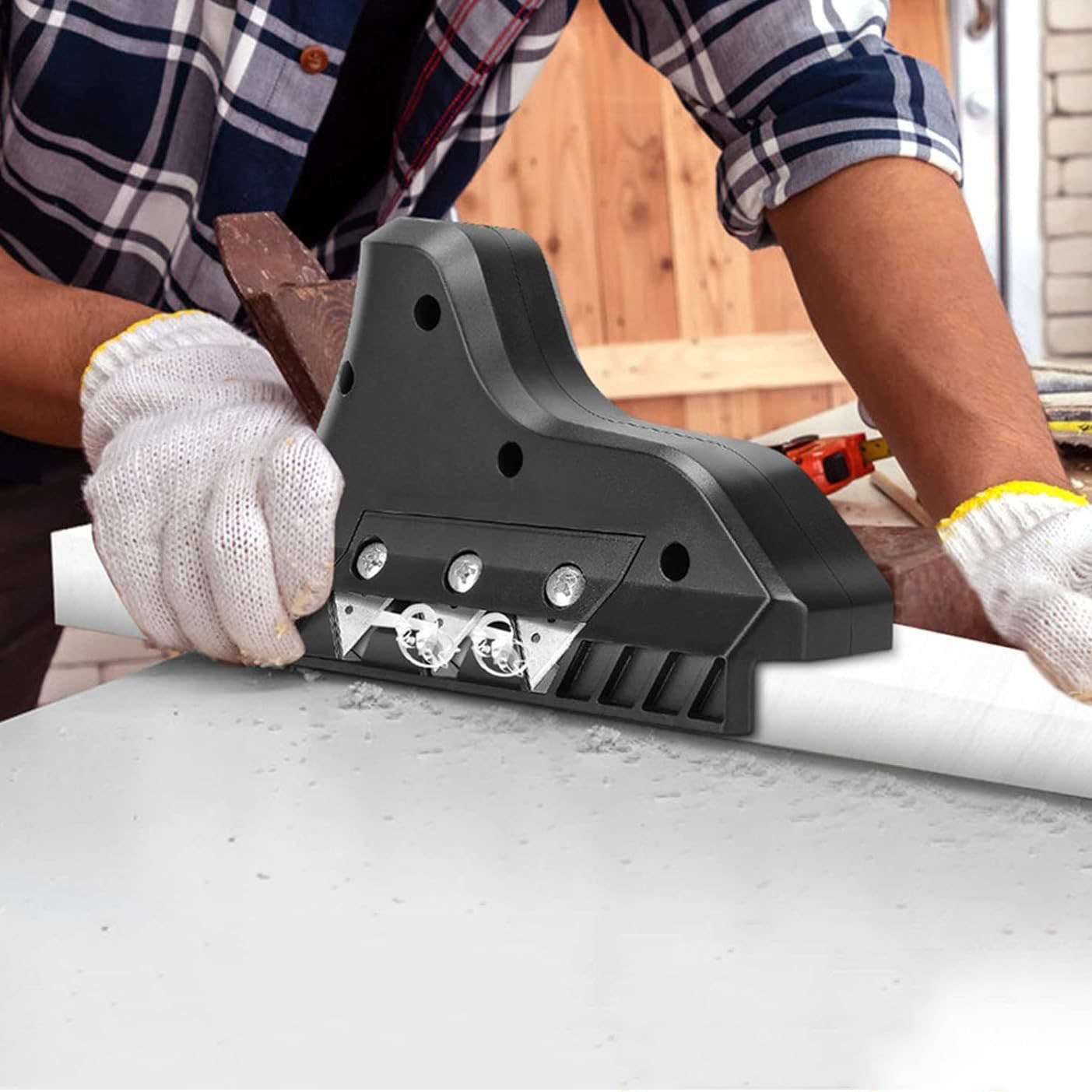 เครื่องตัดแผ่นยิปซัมแบบรวดเร็ว - Hand Plane Block บทวิจารณ์และราคา